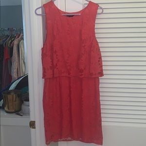 Pink Floral Printed Dress